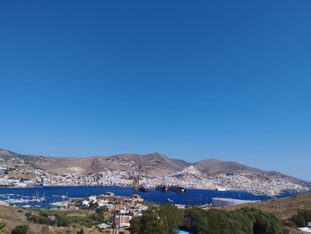 Syros House With View Apartment Ermoupoli Ngoại thất bức ảnh